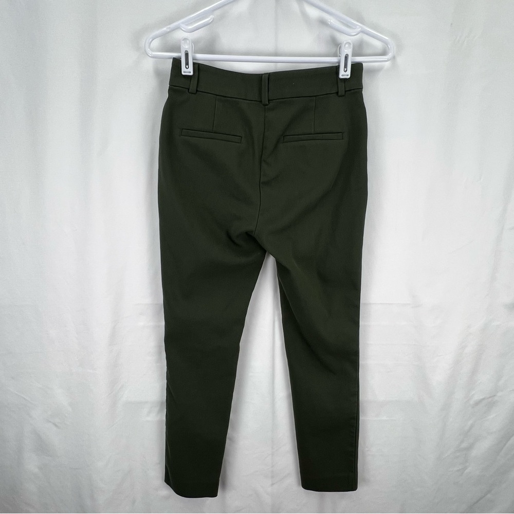 Loft - Women's Slacks - Size 00P - Dark Green - Skinny - Picture 10 of 11